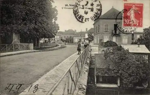 Ak Voulx Seine et Marne, L'Orvannelet, Pont Marie