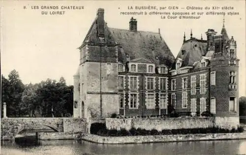 Ak La Bussière Loiret, Schloss