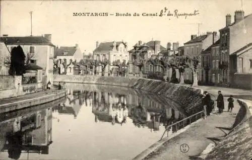 Ak Montargis Loiret, Kanal