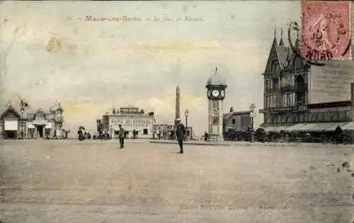 Ak Malo les Bains Nord, Place du Kursaal