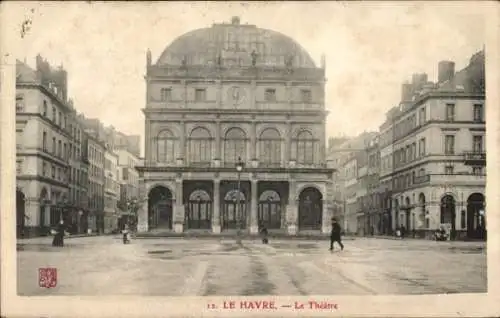 Ak Le Havre Seine Maritime, Theater