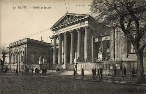 Ak Nîmes Gard, Justizpalast