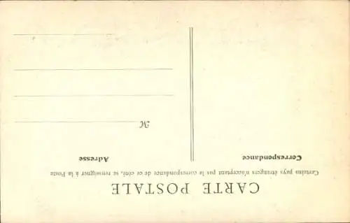 Ak Ouistreham Calvados, Kirche, Innenansicht