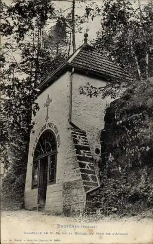 Ak Bruyères Vosges, Kapelle Notre Dame de la Roche