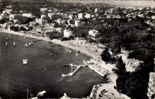 Ak Juan les Pins Alpes Maritimes, Panorama, Meer