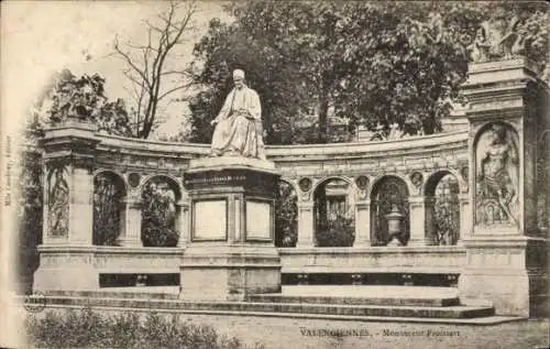 Ak Valenciennes Nord, Monument Froissart