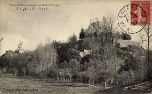 Ak Angers Maine et Loire, Roche d'Erigne