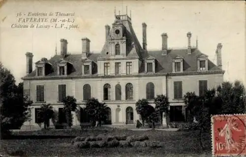 Ak Faveraye Mâchelles Maine et Loire, Chateau de Lassay