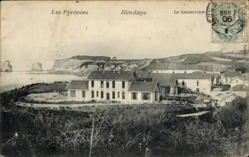 Ak Hendaye Pyrénées-Atlantiques, Sanatorium