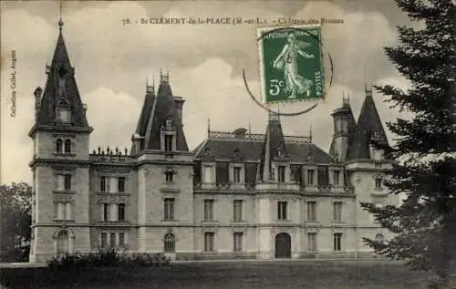 Ak Saint Clément de la Place Maine et Loire, Chateau des Brosses