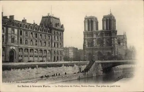 Ak Paris IV Ile de la Cité, Kathedrale Notre Dame