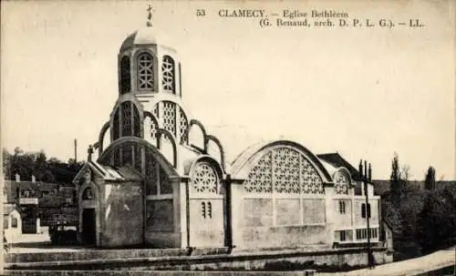 Ak Clamecy Nièvre, Eglise Bethleem