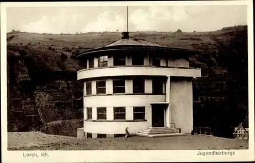 Ak Lorch im Rheingau Taunus Kreis Hessen, Blick auf die Jugendherberge