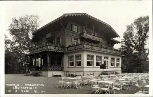 Ak Königstein im Taunus Hessen, Kurhaus, Restauration