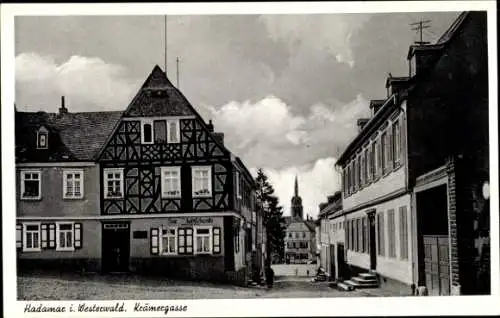 Ak Hadamar in Hessen, Krämergasse