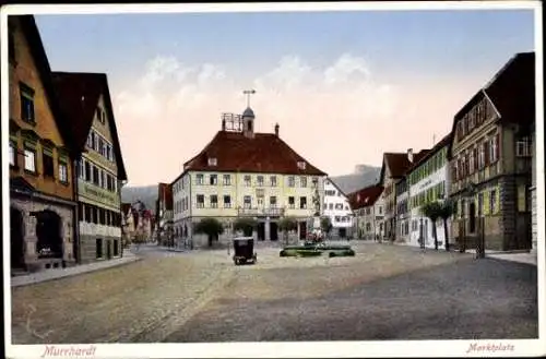 Ak Murrhardt in Württemberg, Marktplatz