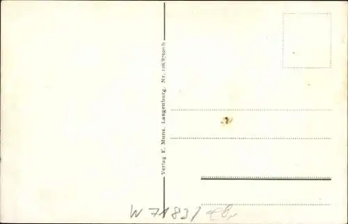 Ak Langenburg in Württemberg, Innere Stadt