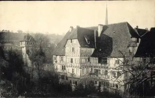 Ak Maulbronn im Schwarzwald, Pfründhaus, Faustturm