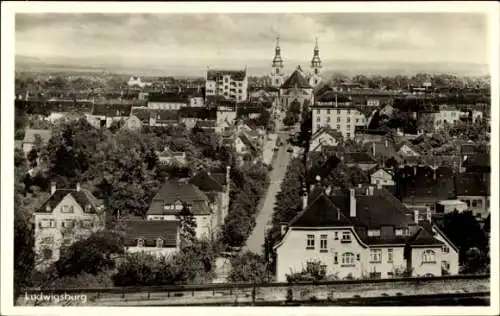 Ak Ludwigsburg in Württemberg, Totalansicht