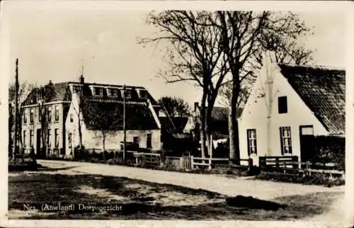 Ak Nes Ameland Fryslân Niederlande, Blick auf das Dorf