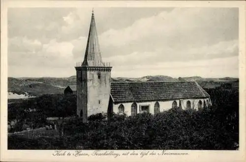 Ak Hoorn Terschelling Fryslân Niederlande, Kirche