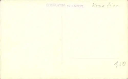 Ak Dubrovnik Kroatien, Teilansicht