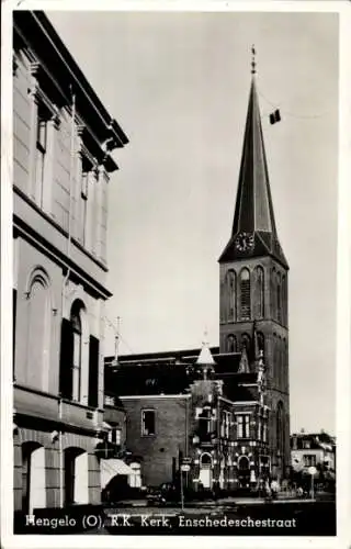 Ak Hengelo Overijssel Niederlande, römisch-katholische Kirche, Enschedeschestraat