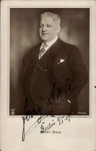 Ak Schauspieler Ferry Sikla, Portrait, Autogramm