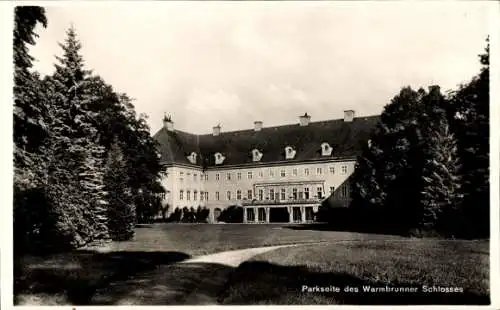 Ak Cieplice Śląskie Zdrój Bad Warmbrunn Riesengebirge Schlesien, Schloss