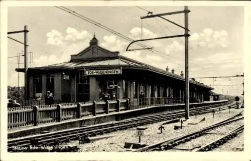 Ak Ede Gelderland Niederlande, Bahnhof