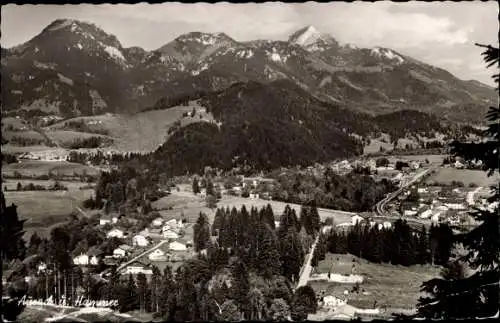 Ak Hammer Fischbachau Oberbayern, Panorama mit Aurach