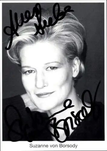 Ak Schauspielerin Suzanne von Borsody, Portrait, Autogramm