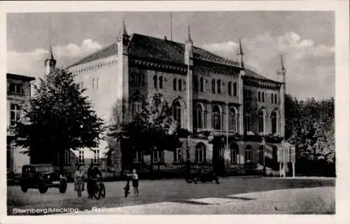 Ak Sternberg in Mecklenburg, Rathaus