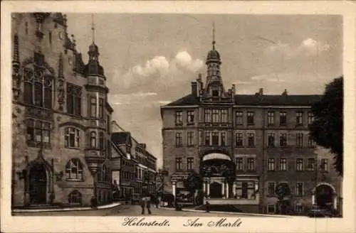 Ak Helmstedt in Niedersachsen, Markt