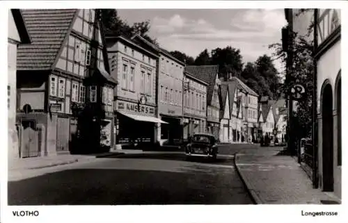 Ak Vlotho an der Weser, Langestraße