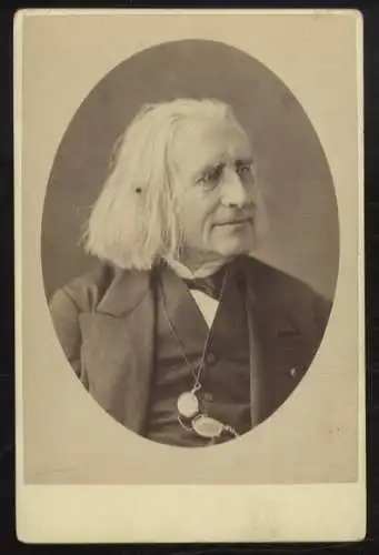 Cabinet Foto Franz Liszt, Komponist