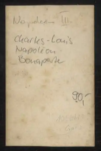 CdV Foto Portrait Charles-Louis Napoleon III. Bonaparte