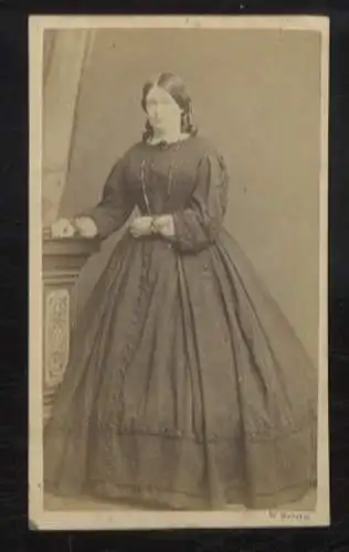 CdV Foto Portrait Clara Schumann, dt. Komponistin, Pianistin und Klavierpädagogin