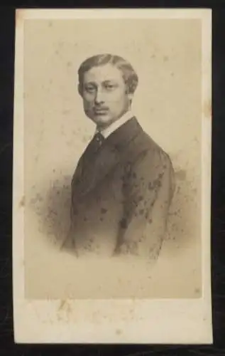 Cdv Foto Portrait Albert Eduard VII. Prinz von Wales