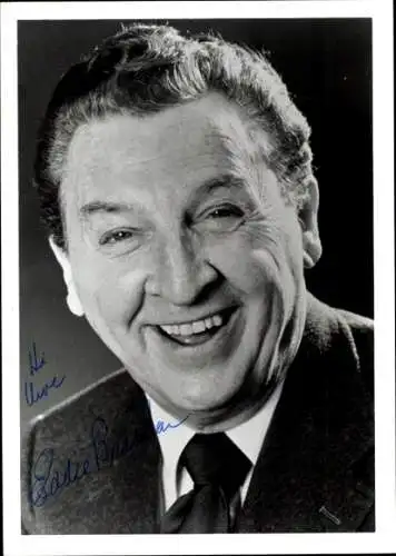 Foto Schauspieler Eddie Bracken, Portrait, Autogramm