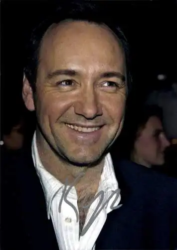 Foto Schauspieler Kevin Spacey, Portrait, Autogramm