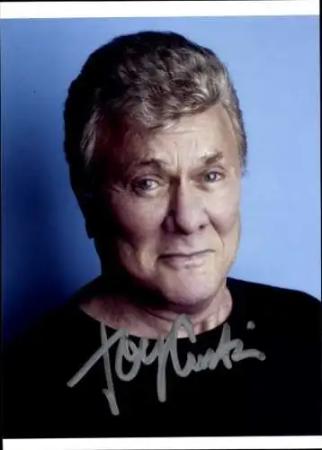 Foto Schauspieler Tony Curtis, Portrait, Autogramm