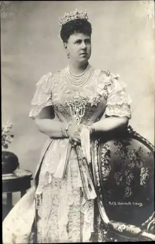 Ak Herzogin Marie von Sachsen-Coburg-Gotha, Marija Alexandrowna Romanowa, Portrait