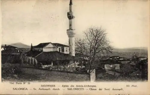 Ak Thessaloniki Griechenland, Kirche des Hl. Erzengel