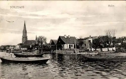 Ak Schleswig an der Schlei, Holm, Kirche