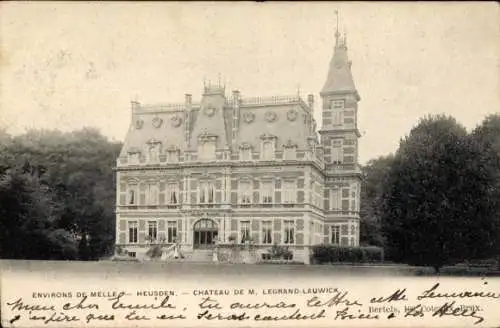 Ak Heusden Nordbrabant, Château de M Legrand Lauwick