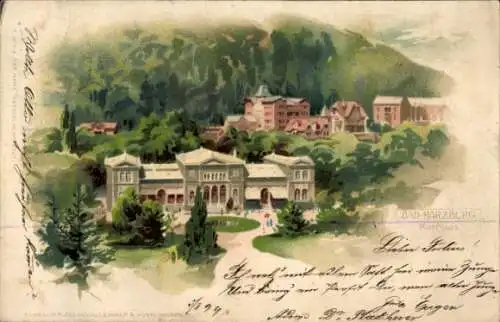 Litho Bad Harzburg am Harz, Kurhaus