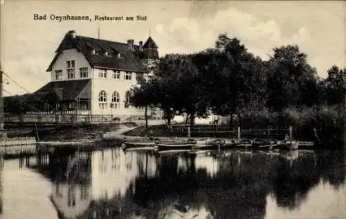 Ak Bad Oeynhausen in Westfalen, Restaurant am Siel