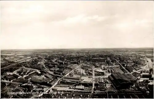 Ak Essen im Ruhrgebiet, Gussstahlfabrik, Friedr. Krupp AG, Panorama