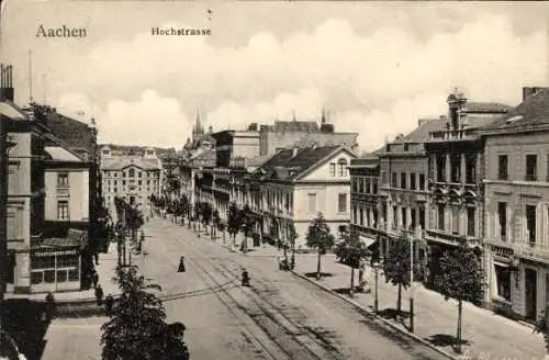 Ak Aachen, Hochstraße